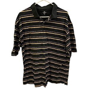 Dockers Men’s Size XL Polo Shirt Striped Classiccore Basic Classic